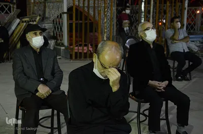 مراسم عزاداری شب ششم محرم در مسجد حضرت ولیعصر(عج) تبریز