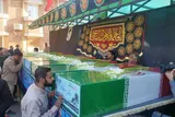 استقبال از پیکر مطهر شهدای گمنام در یزد + عکس