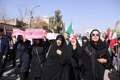 مراسم وداع و تشییع پیکر مطهر شهدای حملات متجاوزانه آمریکایی - صهیونیستی در شیراز