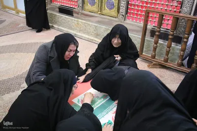 تشییع پیکر مطهر ۵ شهید جنگ تحمیلی آمریکایی صهیونیستی در شیراز