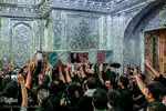 حسینیه ایران؛ مراسم عزاداری شب عاشورای حسینی در سیدعلاءالدین حسین(ع)‎‎