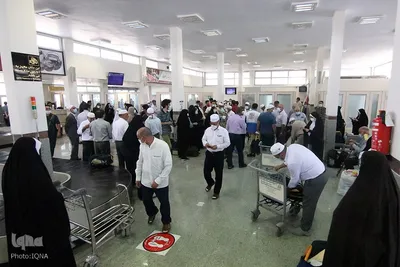 بازگشت حجاج همدانی به میهن اسلامی