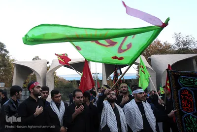 تجدید بیعت دسته‌های عزاداری دانشجویی با رهبر معظم انقلاب