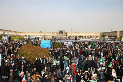 مراسم راهپیمایی ۲۲ بهمن در اصفهان
