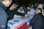وداع پدر با کودک شهید حادثه تروریستی حرم شاهچراغ