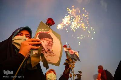 برگزاری جشن پیروری رئیسی در میدان امام حسین(ع)
