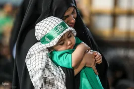 مراسم شیرخوارگان حسینی در حرم عبدالعظیم حسنی