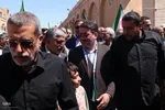 راهپیمایی روز قدس همراه با تشییع دو شهید در یزد‎