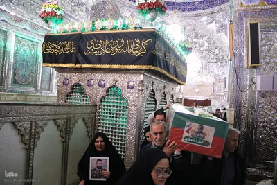 مراسم وداع و تشییع پیکر مطهر شهدای حملات متجاوزانه آمریکایی - صهیونیستی در شیراز