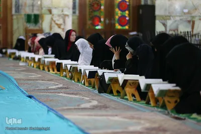 ترتیل‌خوانی رمضانی در مسجد جمکران