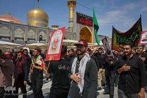 تقریر مصور | إحياء مراسم تاسوعاء الامام الحسين (ع) في حرم الإمام الرضا (ع)