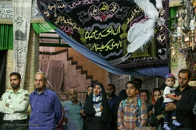 مراسم تعزیه خوانی وداع حضرت علی اکبر(ع)