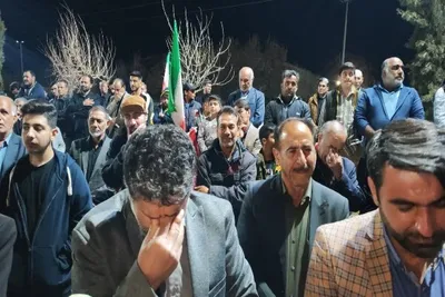 تشییع پیکر شهید «محمود رشنو» در جمع مردم رومشکان