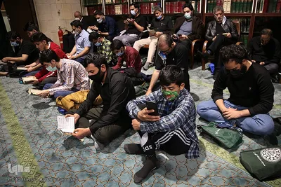 مراسم پرفیض احیای شب بیست و یکم ماه مبارک رمضان در مسجد دانشگاه تهران