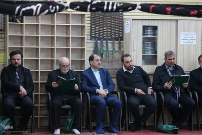 مراسم ترحیم مرحوم یعقوب منصوری پدر کریم منصوری قاری ممتاز و بین المللی کشور