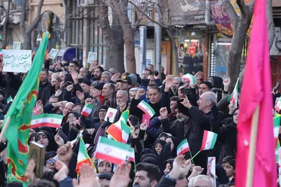 راهپیمایی محکومیت اقدامات تروریستی آمریکا و رژیم صهیونیستی در تبریز