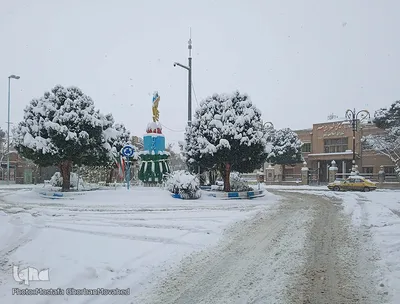 تشدید بارش برف در شهرستان اهر
