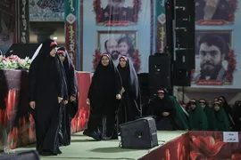 مراسم باشکوه اربعین شهدای اقتدار جنگ تحمیلی ۱۲ روزه