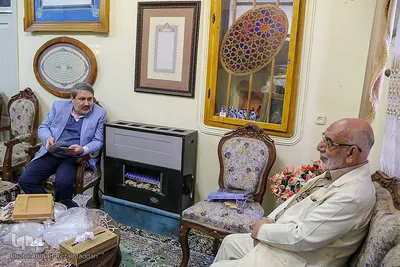 دیدار مدیرعامل قرآنی ایکنا با استاد «محمد نعمتی» کاتب قرآن