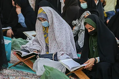 محفل انس با قرآن با تلاوت «سیدجواد حسینی»، قاری بین‌المللی کشور در شاهچراغ‎‎