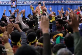 دیدار دانش‌آموزان و دانشجویان با رهبر انقلاب اسلامی