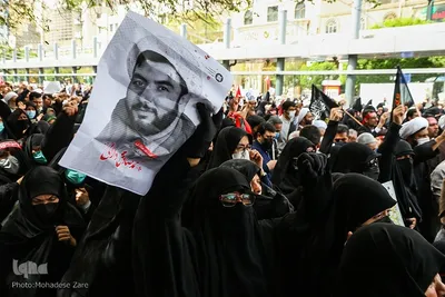 تشییع پیکر شهید دارایی در مشهد