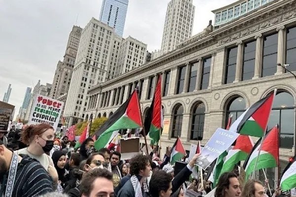 فراخوان بزرگترین تظاهرات همبستگی با فلسطین در شیکاگو