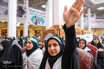 مراسم حماسه حضور بسیجیان در حرم شاهچراغ(ع)