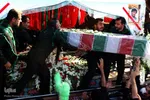 پیکر مطهر شهید مدافع حرم «عباس آسمیه» در کرج