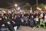 استقبال مردم بابلسر از پیکر شهید گمنام در شصت‌وششمین شب اجتماعات + عکس