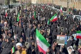 راهپیمایی روزه‌داران سیستان‌وبلوچستان در حمایت از آرمان‌های رهبر شهید