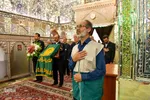 تجدید میثاق خدام امام رضا با حضرت شاهچراغ (ع)