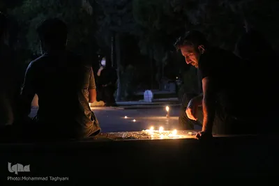شام غریبان حسینی در آستان امامزادگان محمد (ع)و سکینه خاتون (س) کرج‎‎
