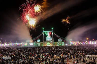 مسجد مقدس جمکران در شب ولادت امام زمان