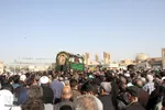 تشییع پیکر آیت الله علاقه بند در یزد