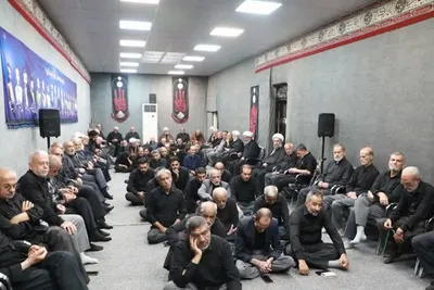 مراسم عزاداری حضرت اباعبدالله الحسین(ع) در دفتر نماینده ولی‌فقیه در استان سمنان برگزار شد