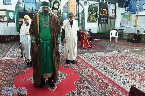 هشتمین شب از برگزاری چهاردهمین سوگواره تعزیه «غریب» شهرستان نور