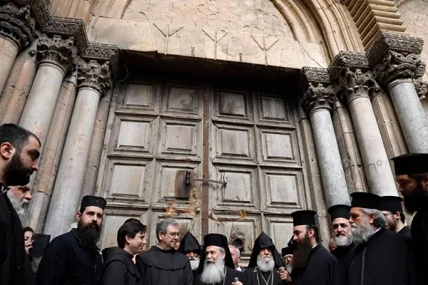 اعتصام بكنيسة القيامة بالقدس تضامنًا مع ضحايا مذبحة نيوزيلندا