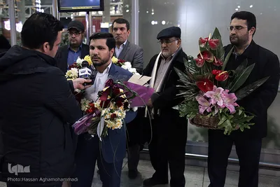 استقبال از محمدحسن موحدی، نفر دوم شانزدهمین دوره مسابقات بین‌المللی قرآن تونس به میهن اسلامی
