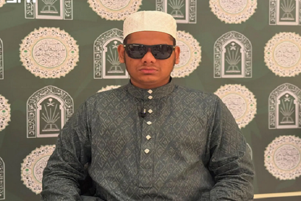 Mahmoud Hassan Ashrafi is a visually-impaired Bangladeshi teenager