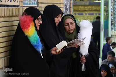 آیین معنوی جزء خوانی قرآن کریم در آستان مقدس امامزاده حسن(ع) کرج
