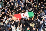 عکس | تشییع دریابان پاسدار شهید علیرضا تنگسیری در آبادان