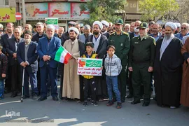 راهپیمایی مردم اهر در محکومیت حادثه تروریستی حرم شاهچراغ