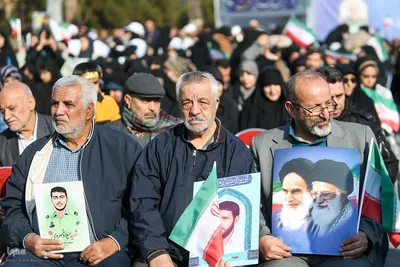 گلباران جایگاه جلوس امام خمینی(ره)