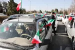 راهپیمایی خودرویی و موتوری 22 بهمن 1400 در یزد‎‎