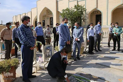 تجدید میثاق جهادگران جهاد دانشگاهی در اصفهان با شهدا