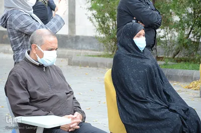 مراسم وداع با پیکر محمد محمدپور مدیرکل فرهنگ و ارشاد اسلامی آذربایجان شرقی