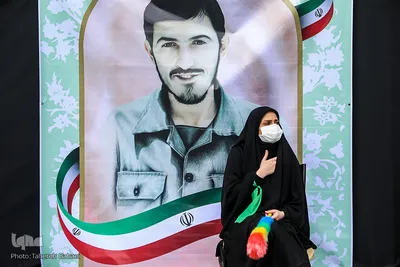 تشییع پیکر شهدای گمنام در دانشگاه آزاد تهران شمال