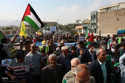 راهیپمایی همبستگی با مبارزان فلسطین در اراک