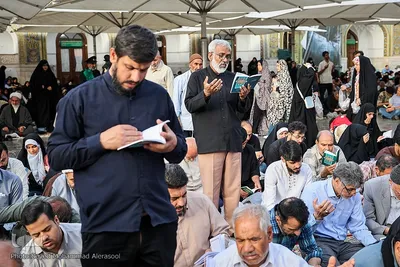 مراسم دعای عرفه در حرم مطهر رضوی
مراسم پر فیض